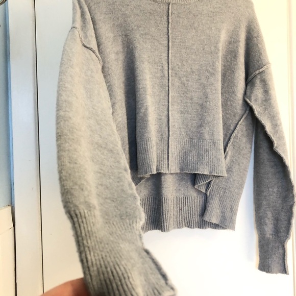 Cropped knit sweater - Picture 3 of 3